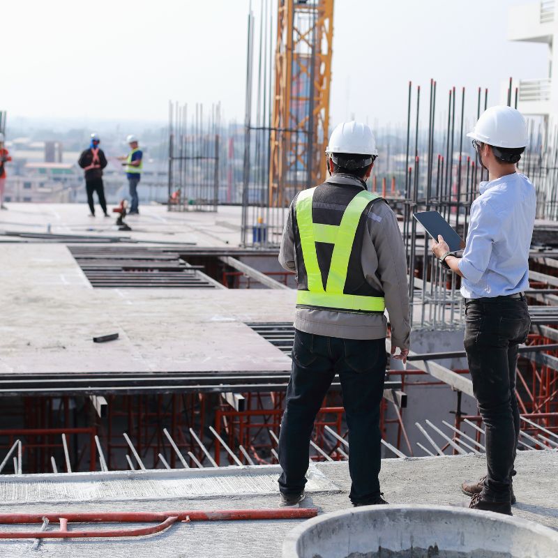 Hochbau Baustelle Z&uuml;rich